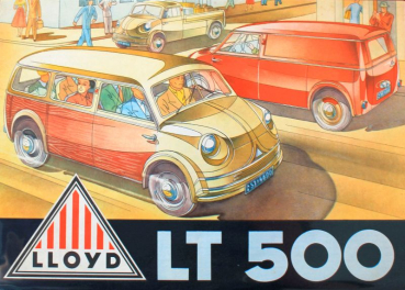 Lloyd LT 500 Modelprogram 1954 Carbrochure (10007)